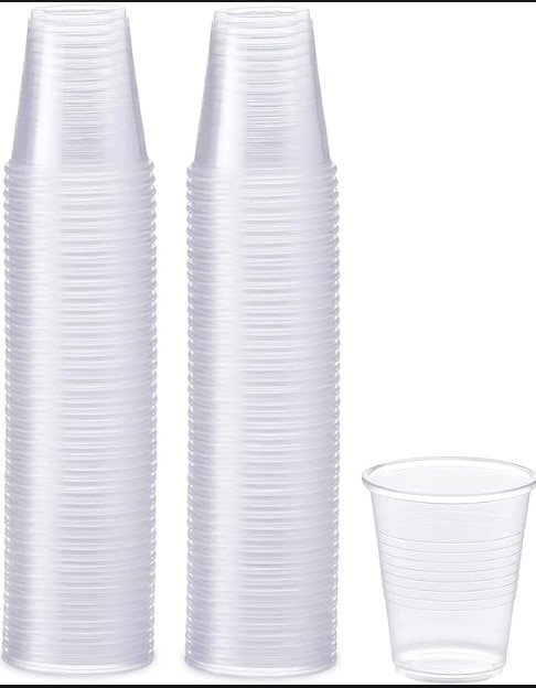 Plastic DrinkingCups, 5oz Clear . - 25/100/Cs